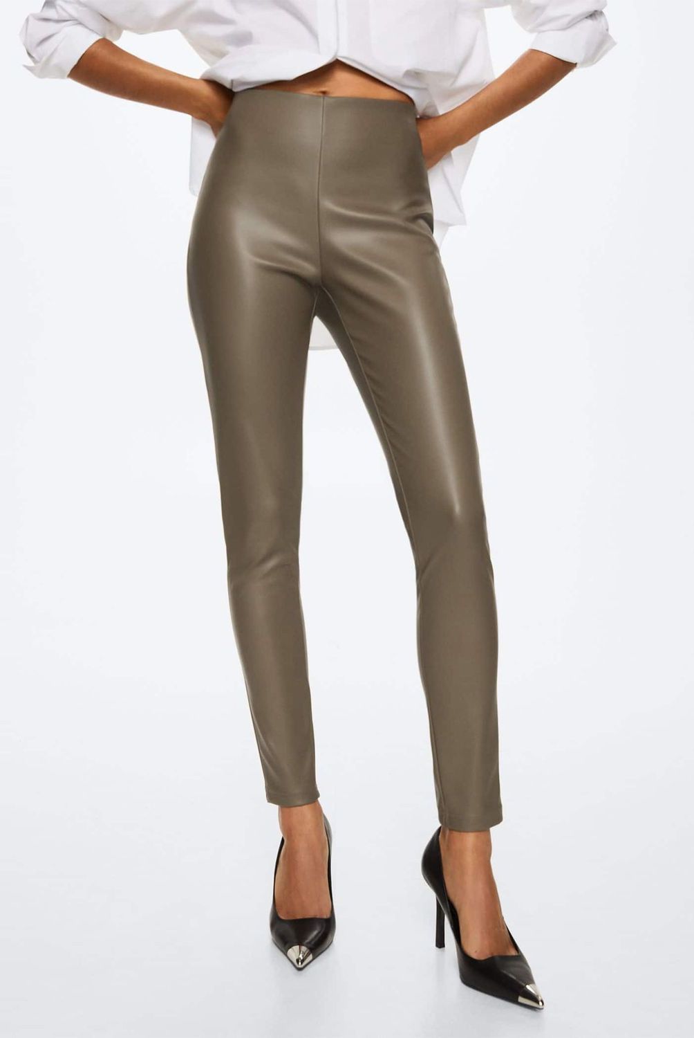 MANGO - Pantalón Legging Mujer Mango