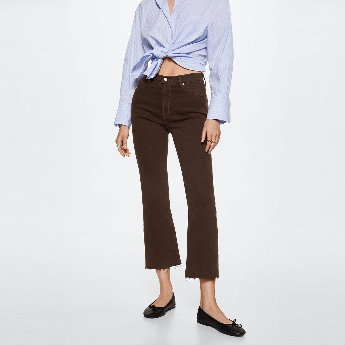 MANGO - Jean Flare Mujer Mango