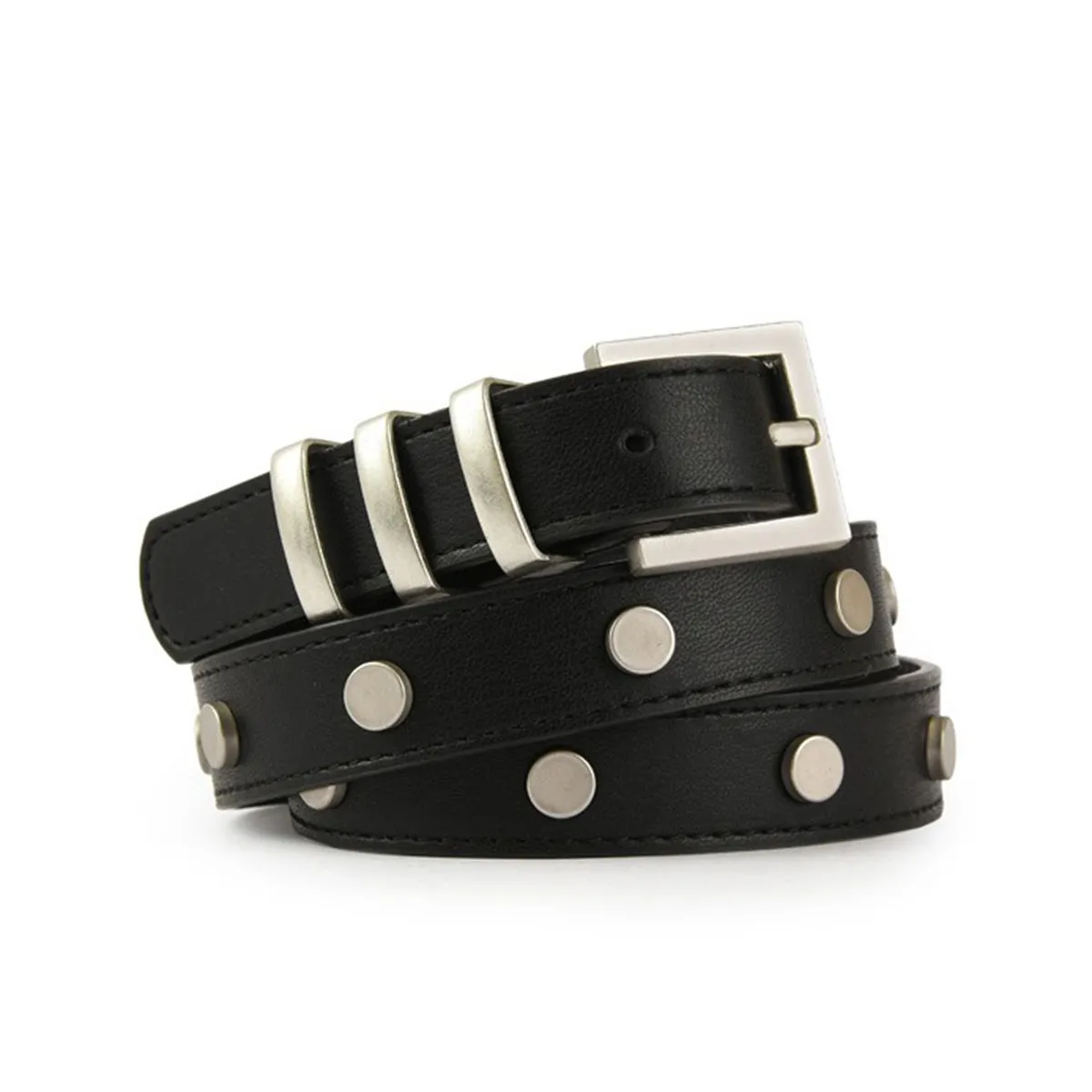 AMPHORA - Cinturon Santoria Negro Amphora