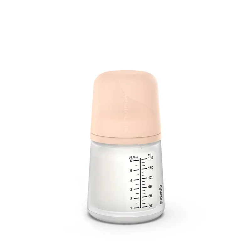 SUAVINEX - Biberón Anticólico Zero Zero Flujo Lento (S) 180 Ml 6 Oz