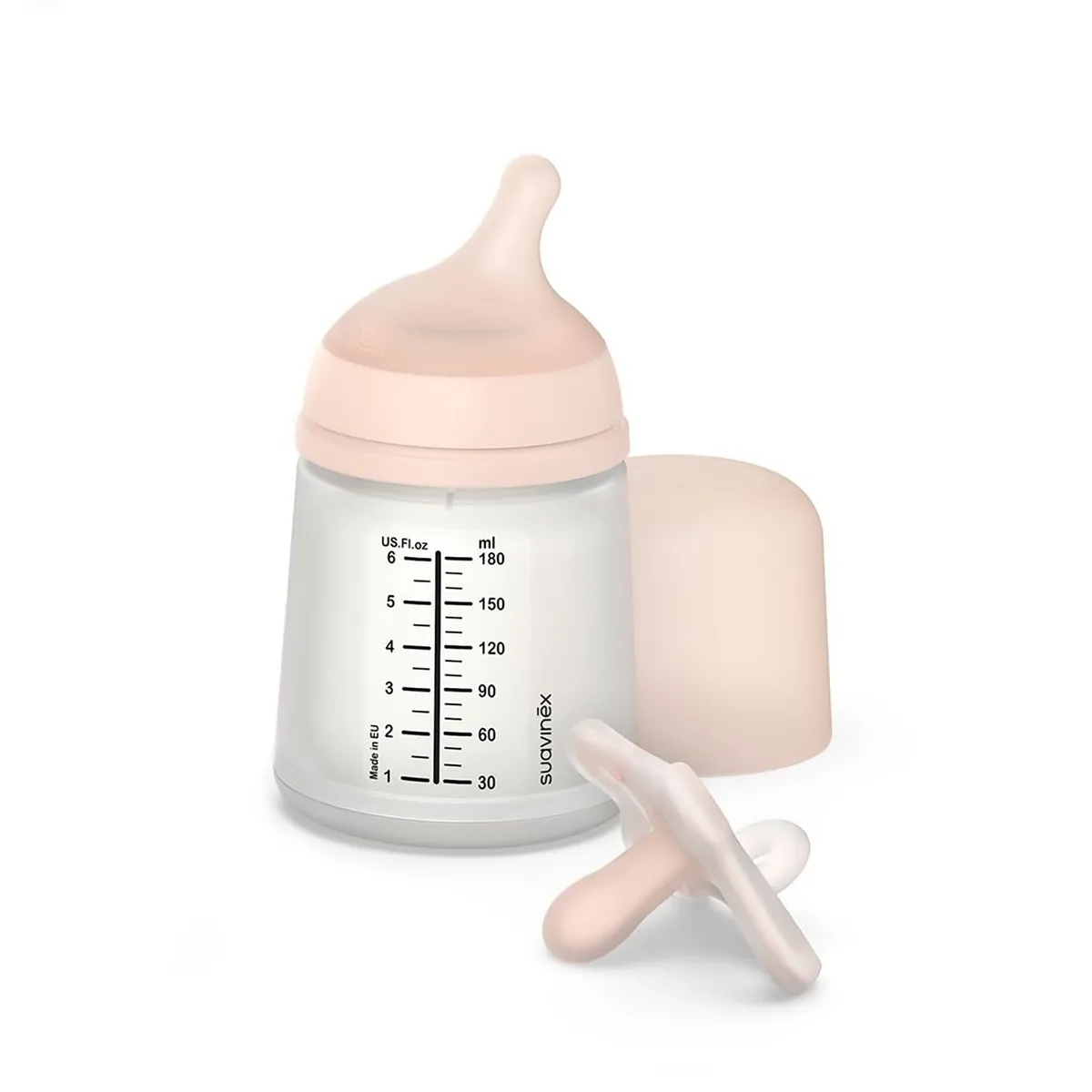 SUAVINEX - Biberón + Chupón Zero Zero Set Recién Nacidos Suavinex