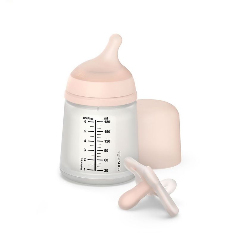 SUAVINEX - Biberón + Chupón Zero Zero Set Recién Nacidos Suavinex