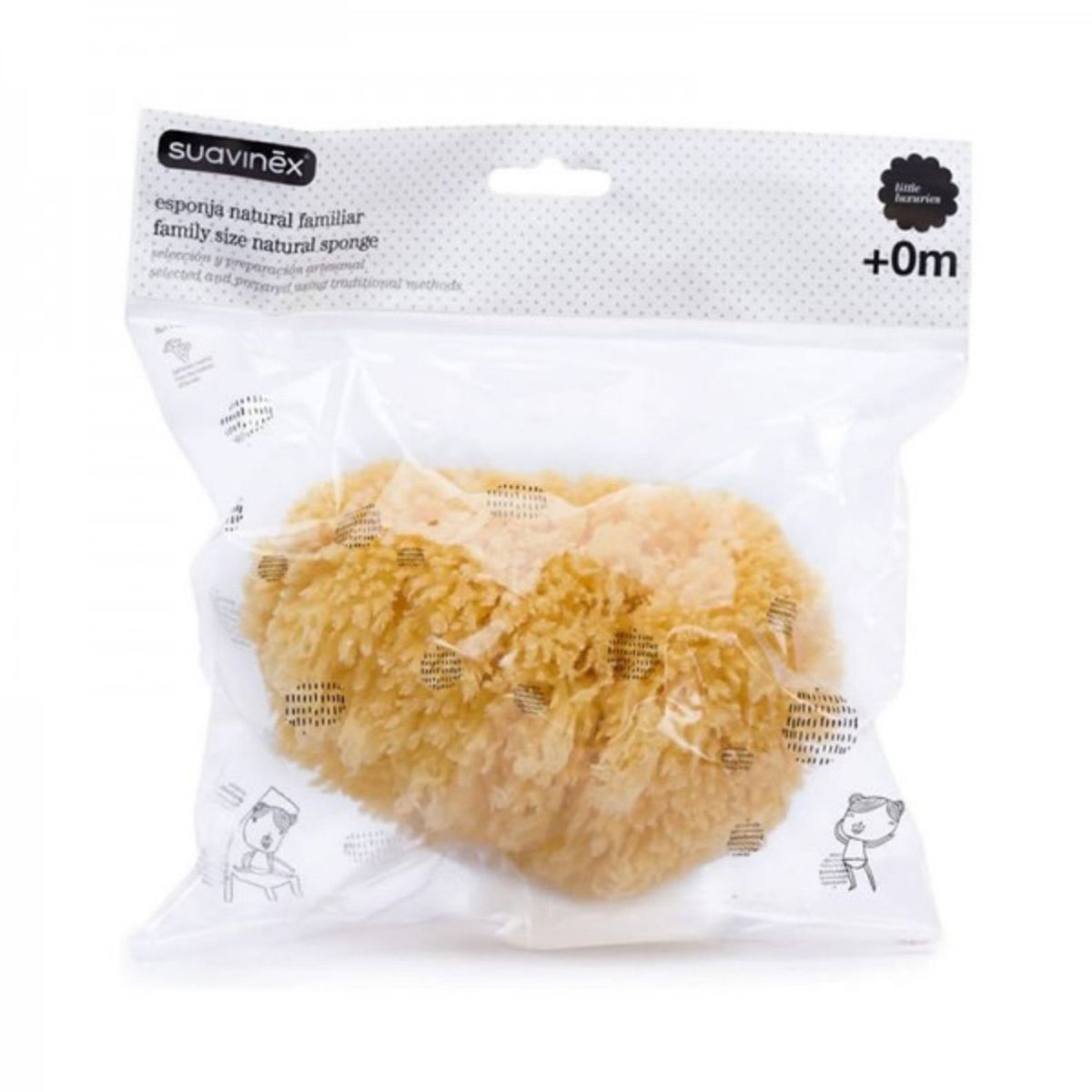 SUAVINEX - Esponja Natural Grande +0m