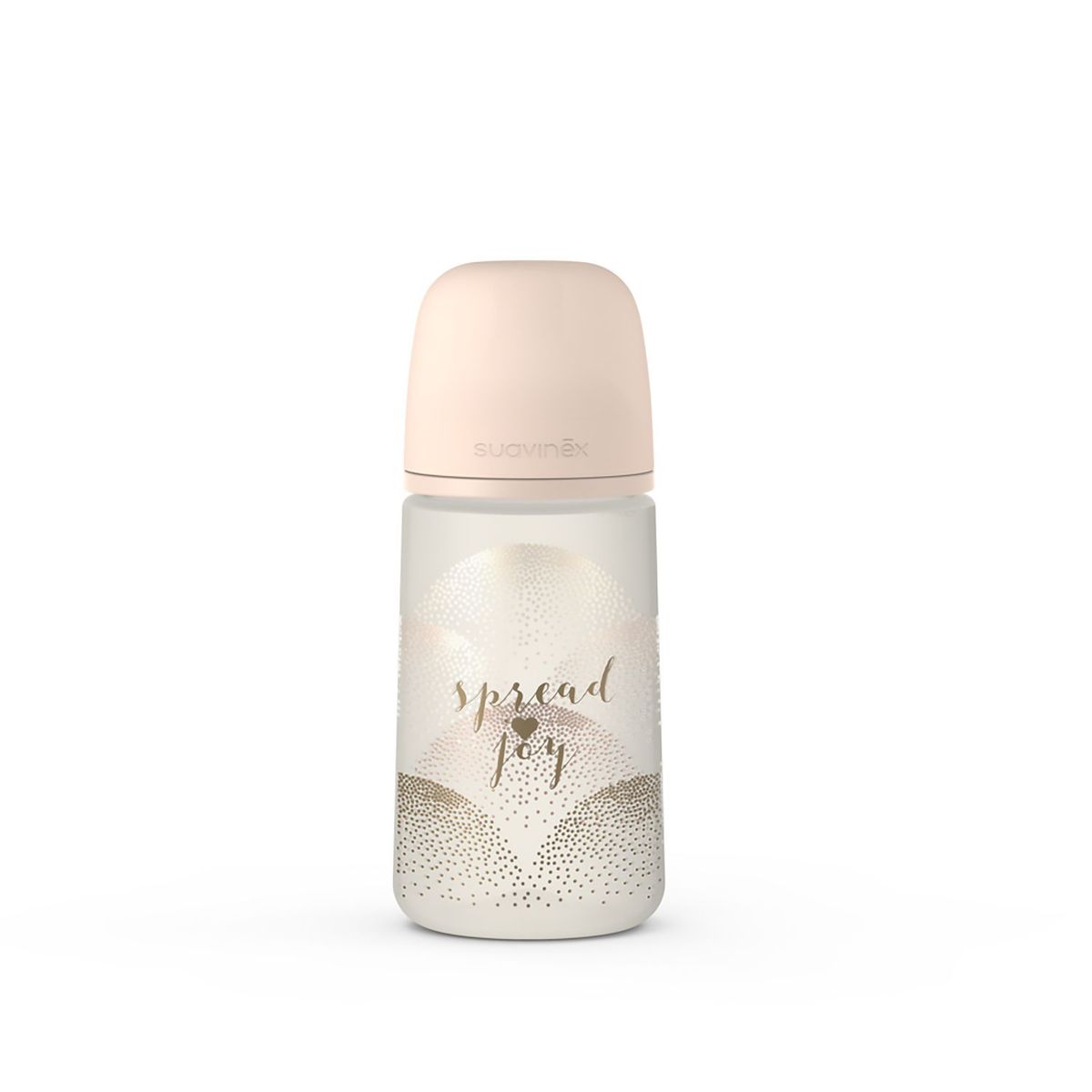 SUAVINEX - Biberón Anticólico SX PRO Joy Heart Flujo Medio (M) 270 ml 