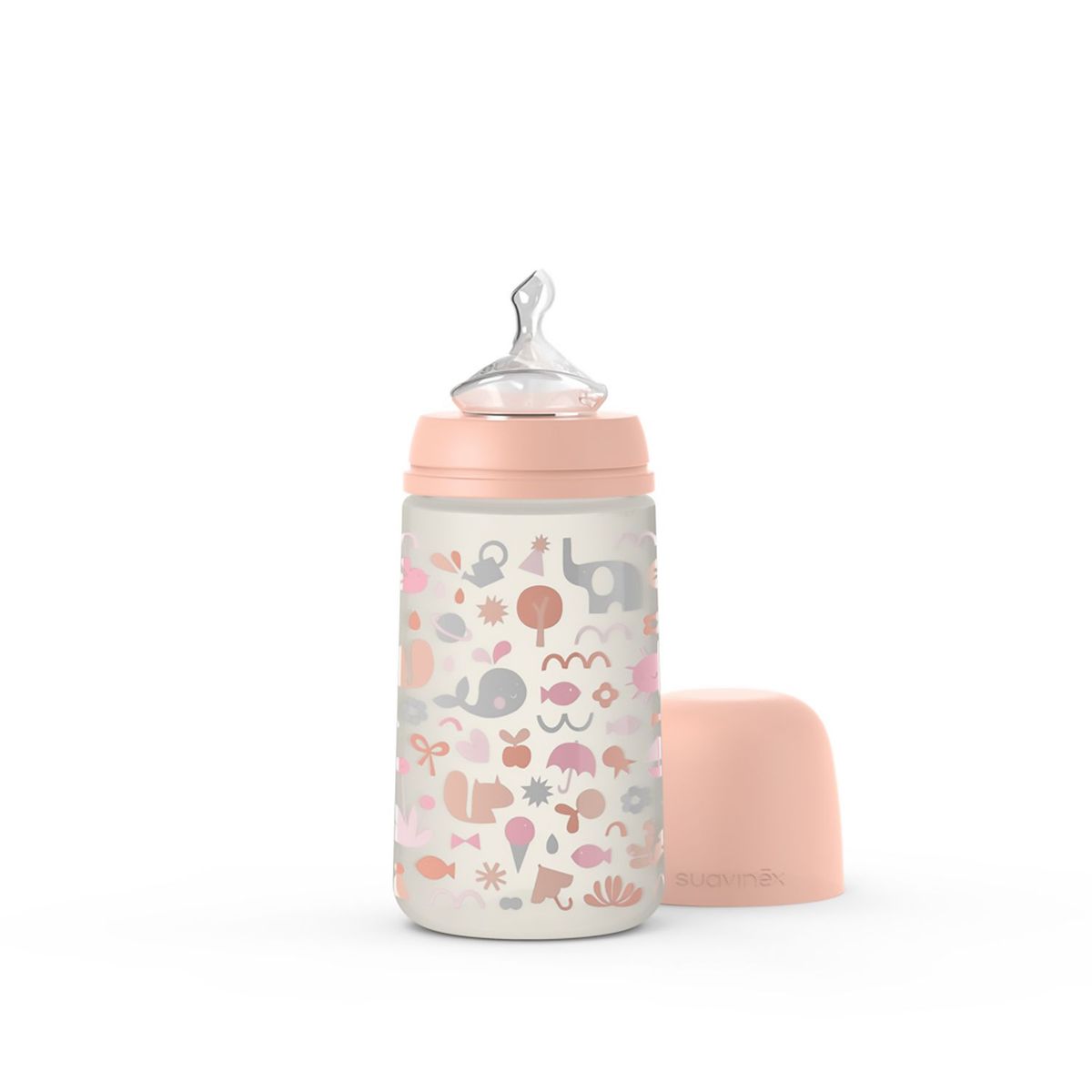 SUAVINEX - Biberón Anticólico Flujo Medio (M) 270 Ml 9 Oz