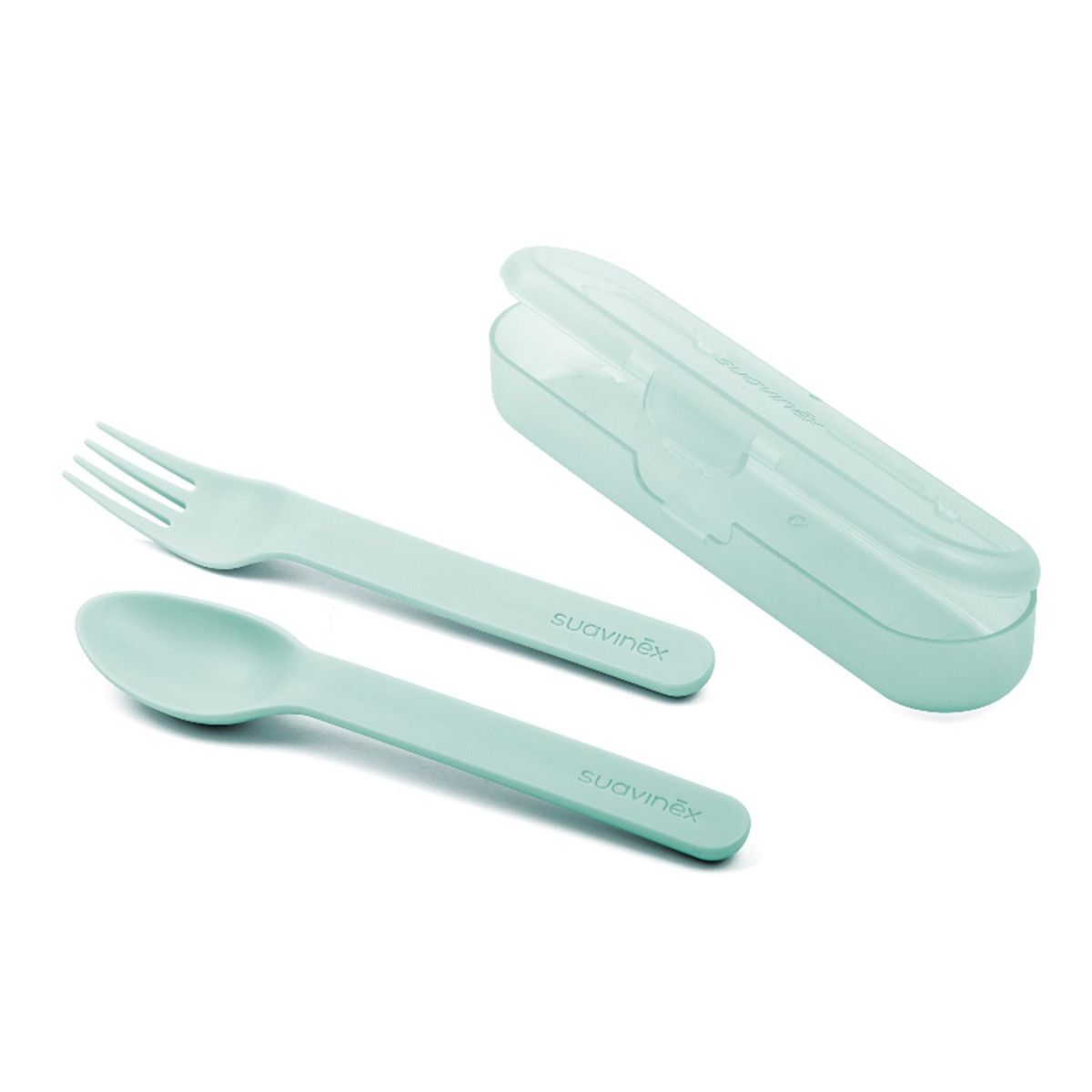 SUAVINEX - Set Cubiertos Con Estuche Verde +12M