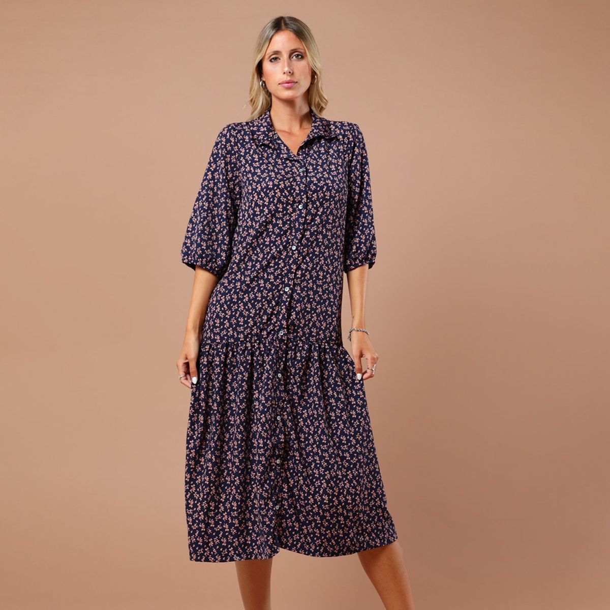 NEWPORT - Vestido Midi Mujer Newport