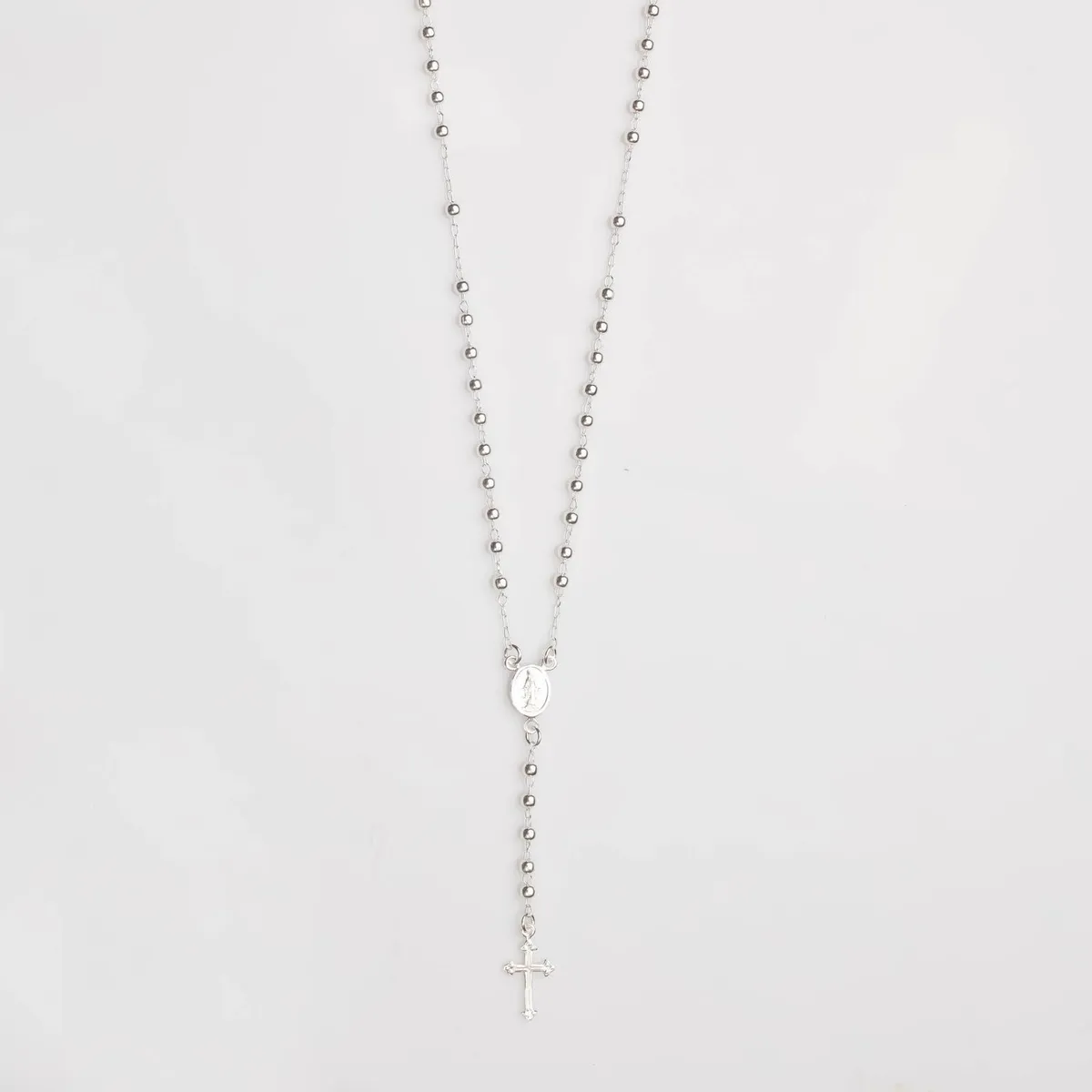 ADRIA - Adria Collar Rosario Plata Mujer