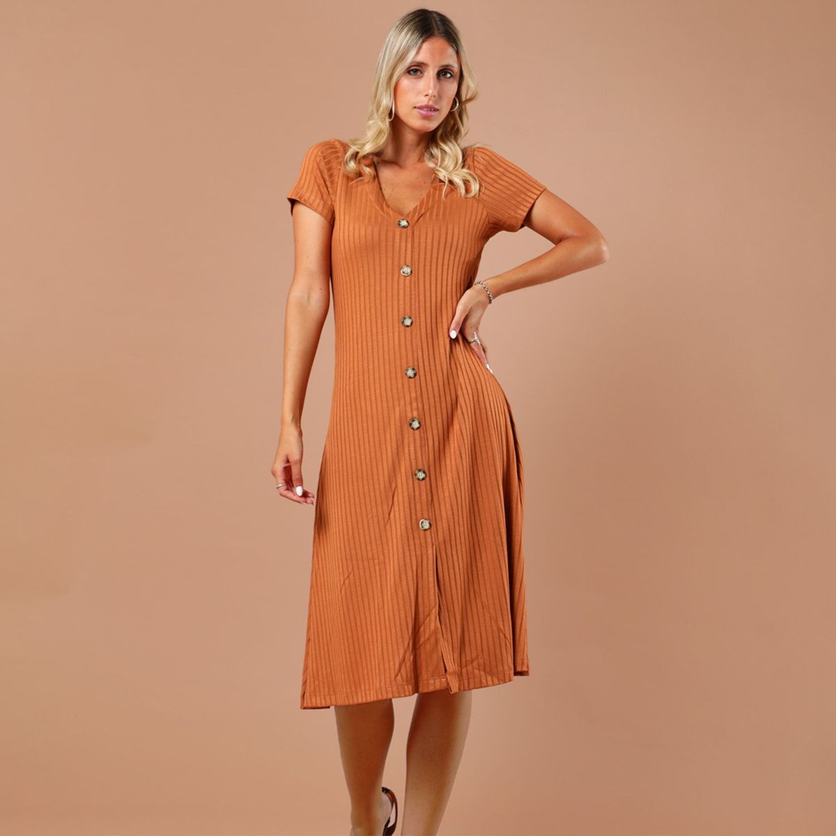 NEWPORT - Vestido Midi Mujer Newport