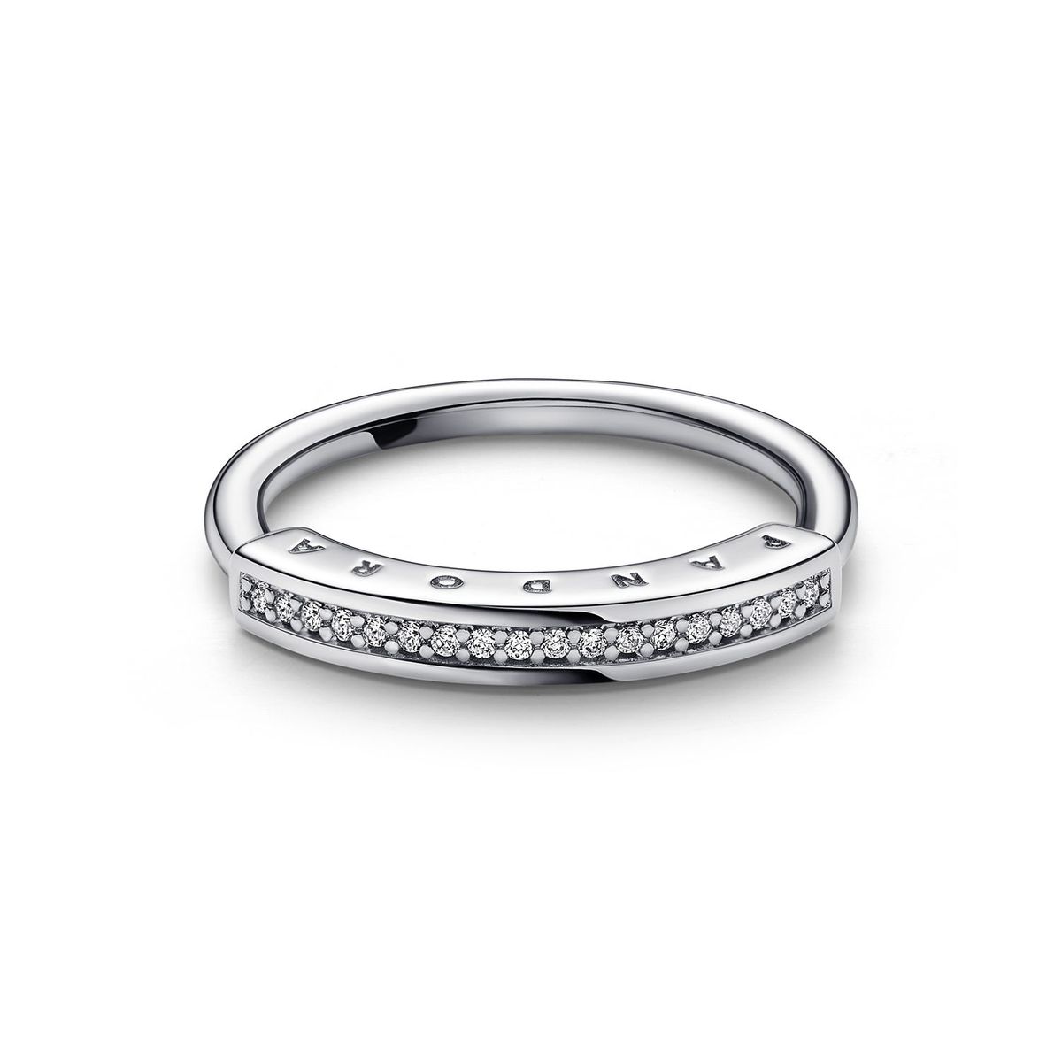 PANDORA - Anillo I-D pave Pandora Signature Mujer Pandora PANDORA