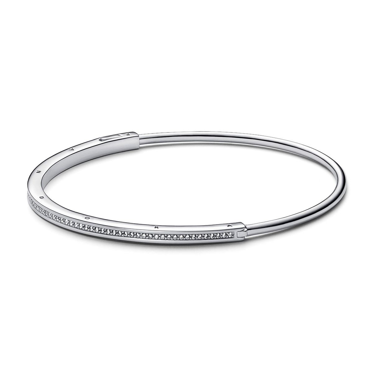 PANDORA - Brazalete-Pulsera Mujer Pandora rígido I-D Pandora Signature Pandora Plata Esterlina PANDORA