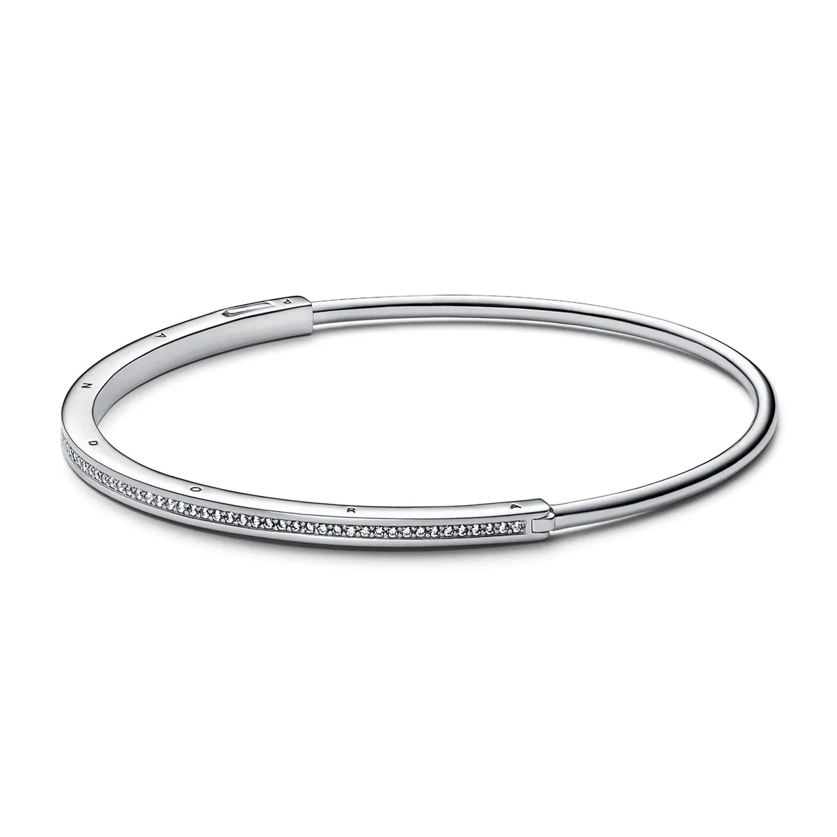 PANDORA - Brazalete-Pulsera Mujer Pandora rígido I-D Pandora Signature Pandora Plata Esterlina