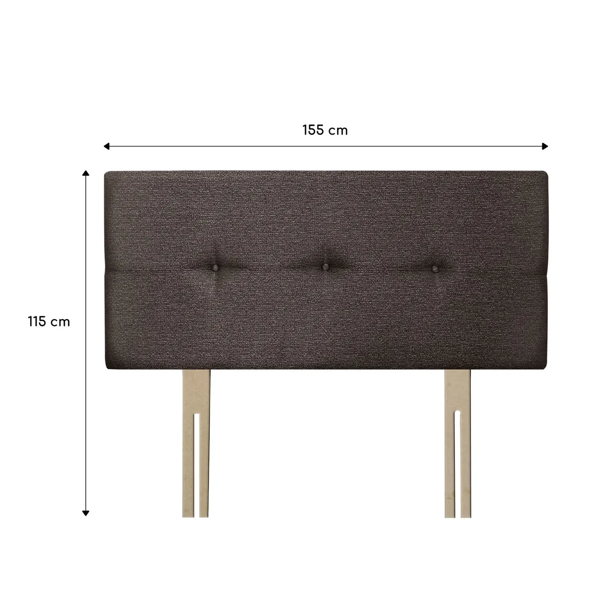 FORLI - Cabecera Estándar Marrón Queen