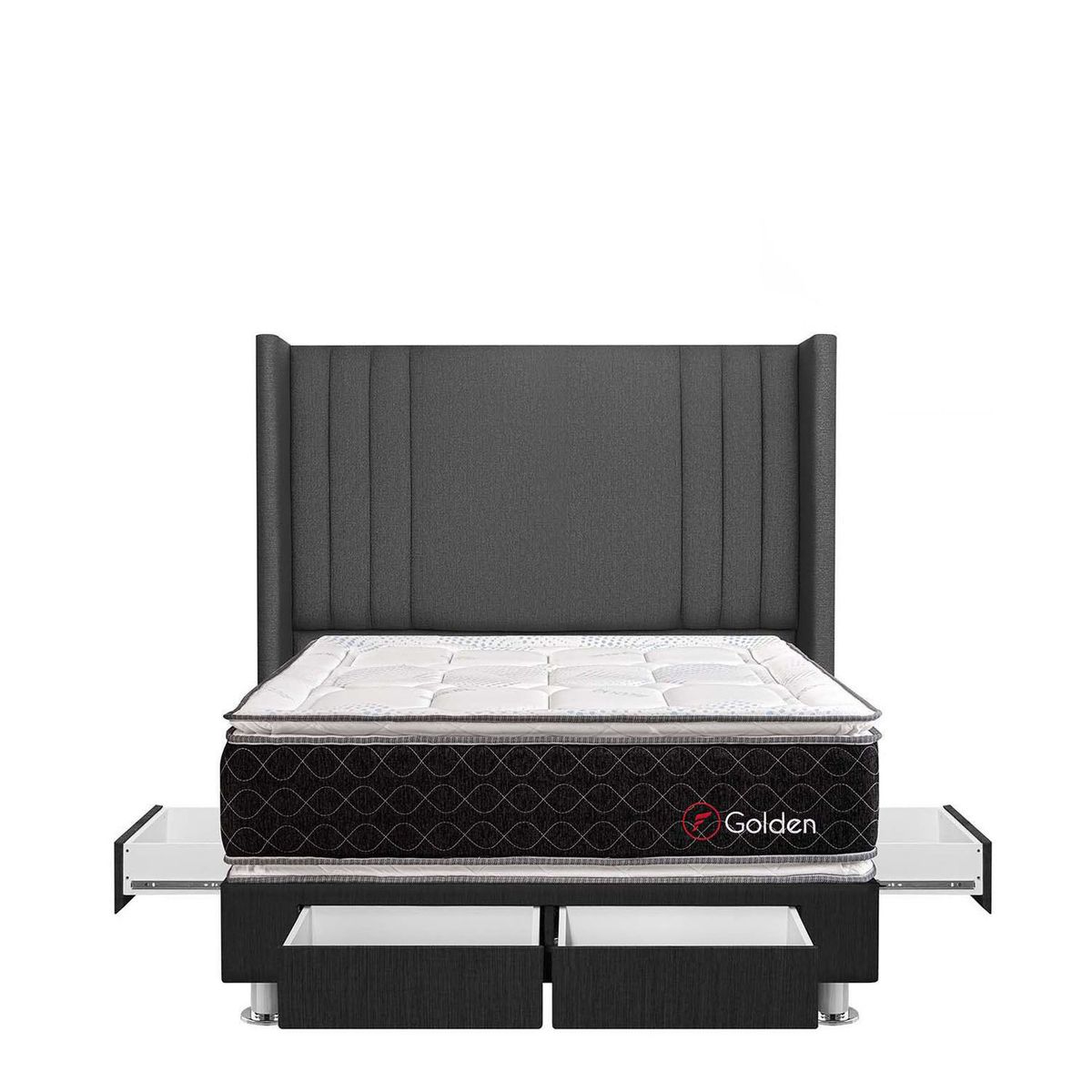 FORLI - Dormitorio con Cajones Golden Queen