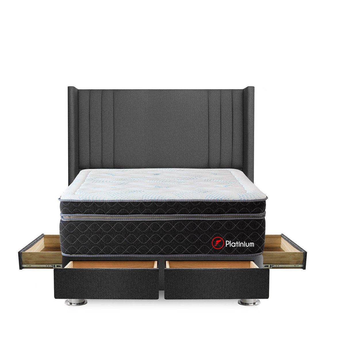 FORLI - Dormitorio con Cajones Platinium De Luxe King