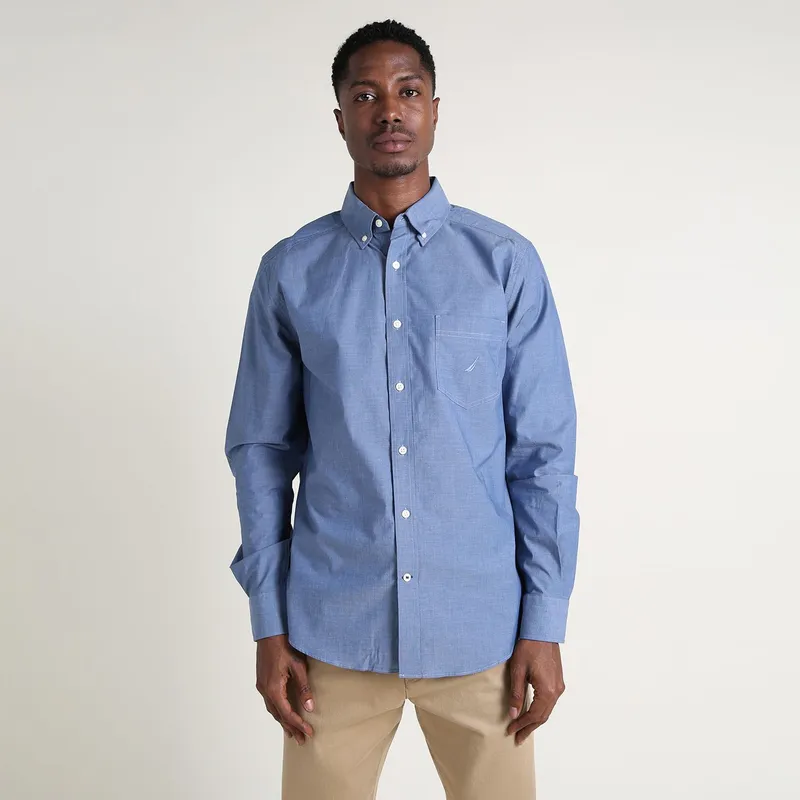 NAUTICA - Camisa Manga Larga Hombre Nautica