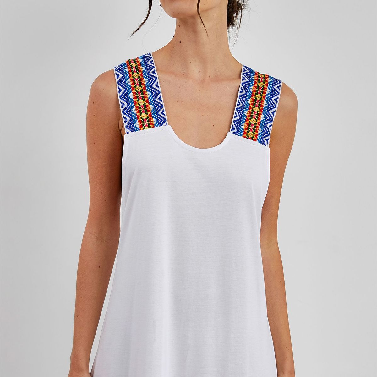 PERMUTA - Salidas de baño vestido Mujer Permuta Simona Largo Bl