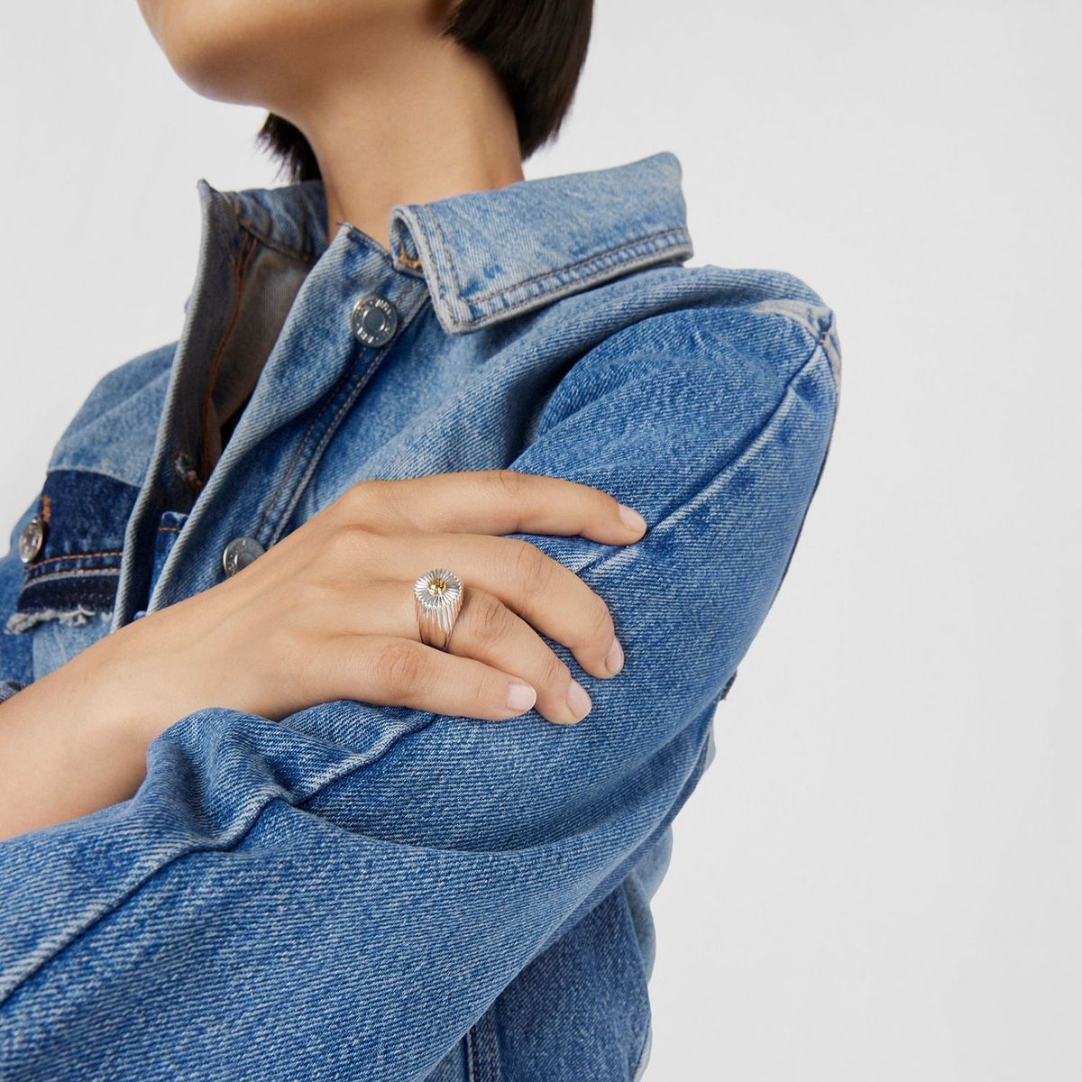 TOUS - Anillo De Plata Con Oso De Vermeil