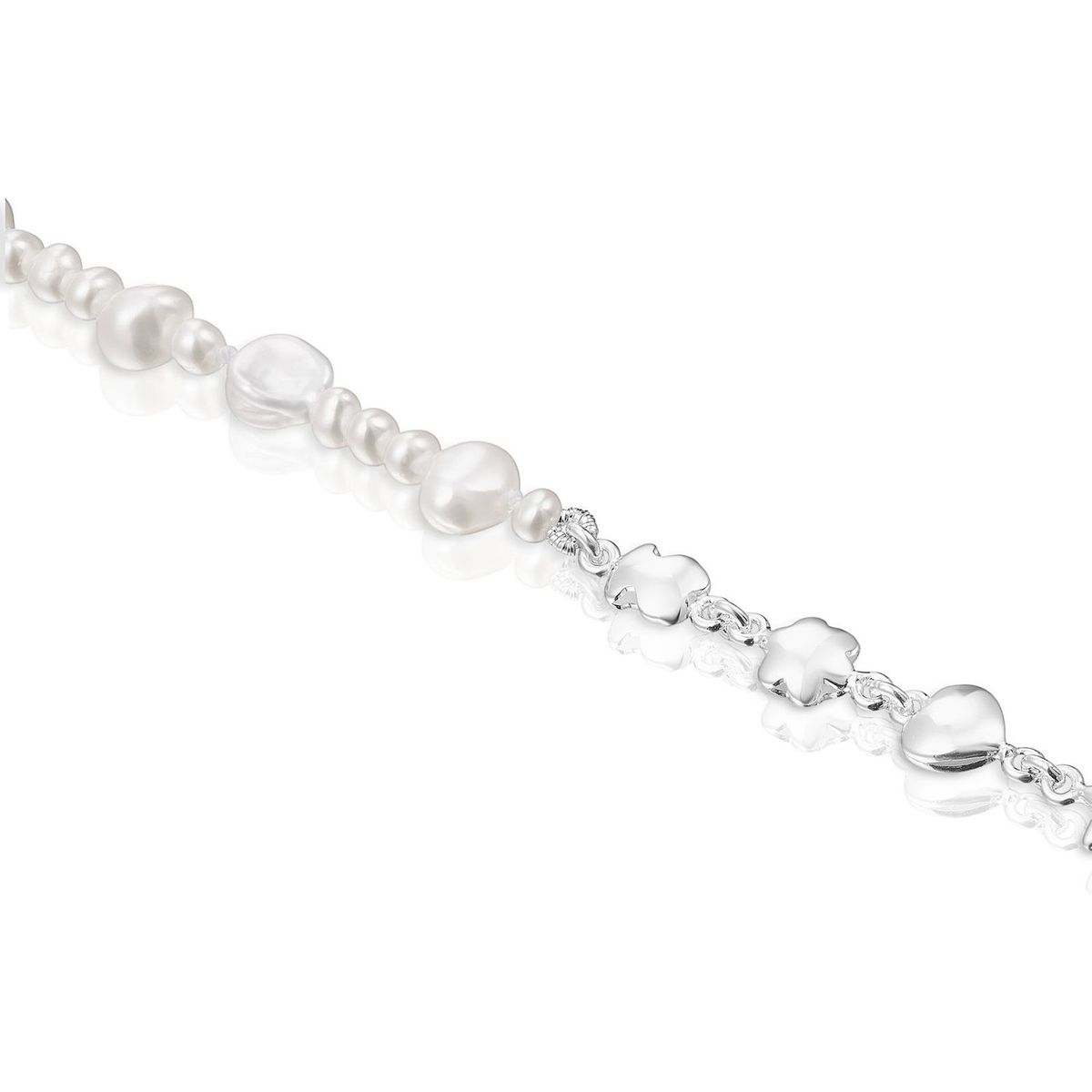 TOUS - Pulsera De Plata Perlas