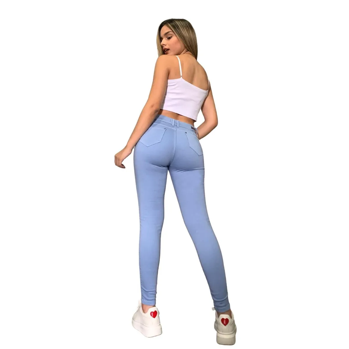 JAROLA - Pantalón Skinny Tiro Alto Mujer Jarola