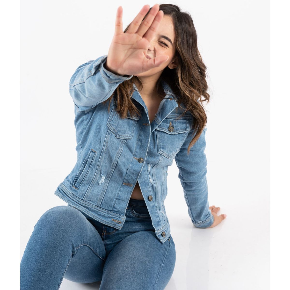 JAROLA - Casaca Jean Mujer Jarola