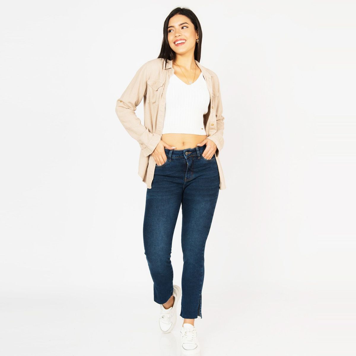 JAROLA - Jean Mom Tiro Alto Mujer Jarola