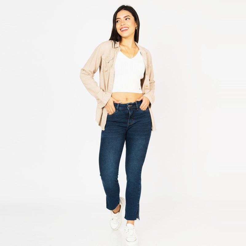 JAROLA - Jean Mom Tiro Alto Mujer Jarola