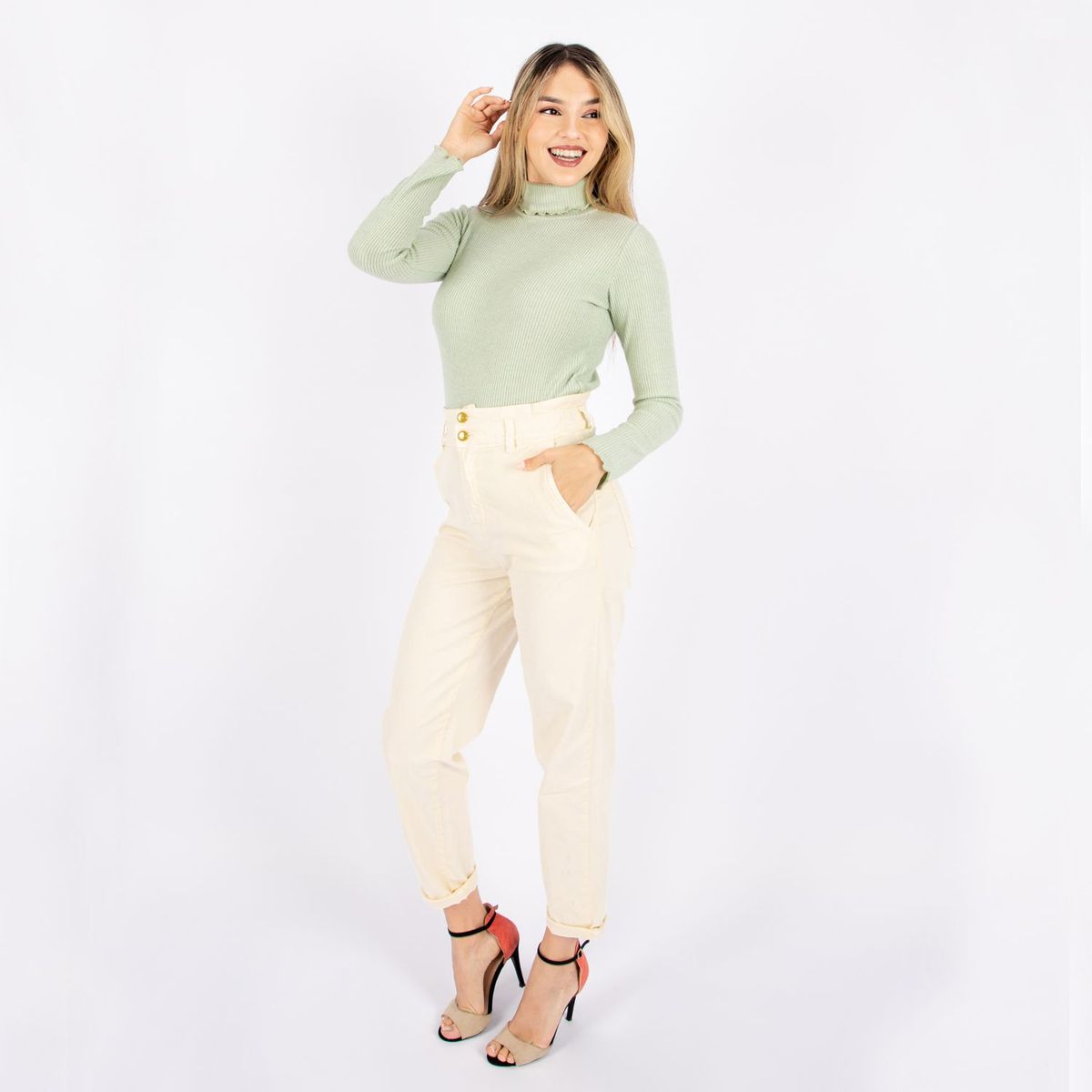 JAROLA - Pantalón Baggy Mujer Jarola