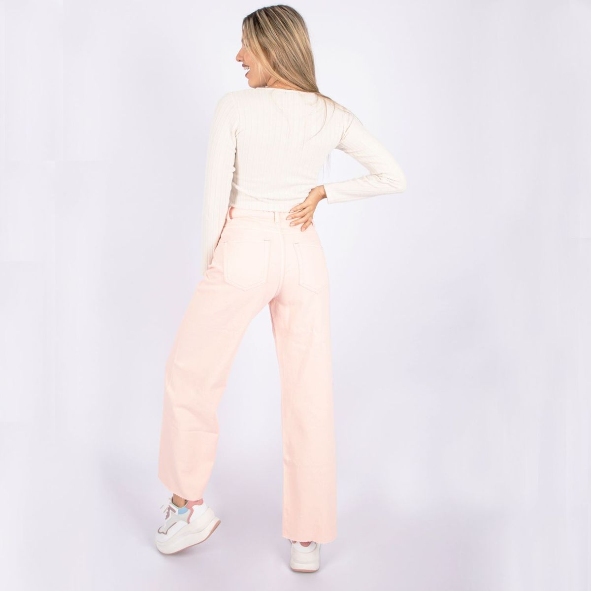 JAROLA - Pantalón Wide Leg Mujer Jarola