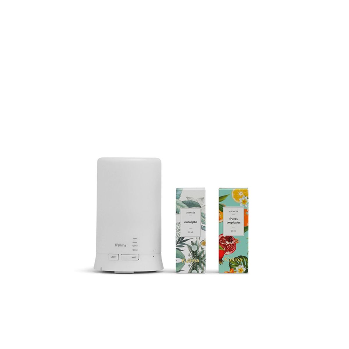 K'ALLMA - Set Difusor de Aroma 100mL + 2 Esencias Aromatizadoras K'allma