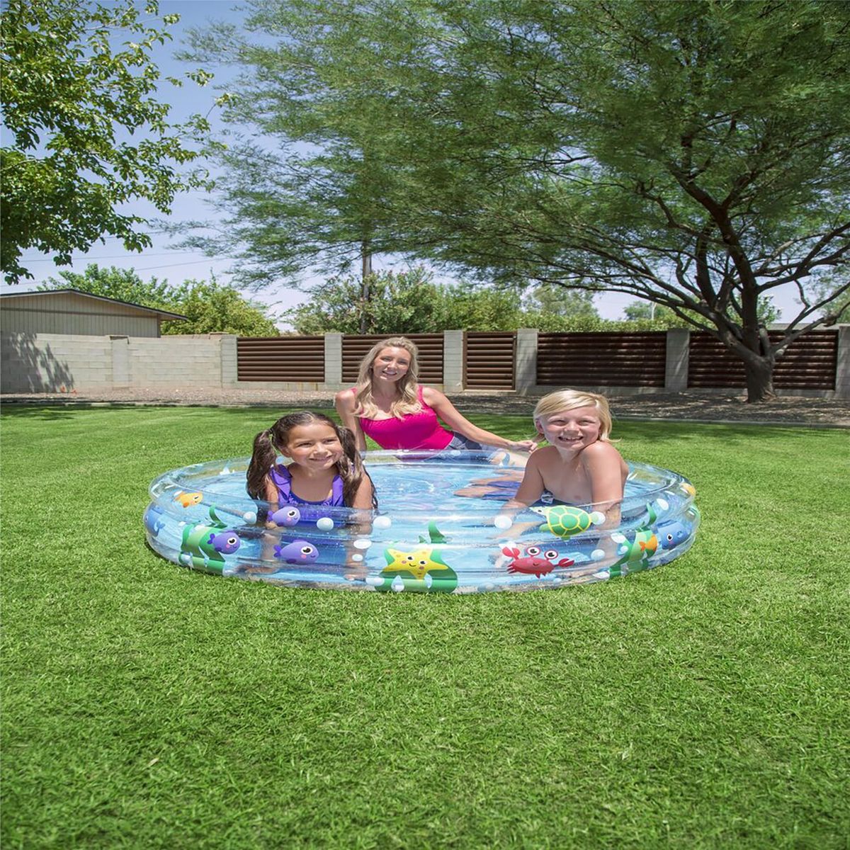 BESTWAY - Piscina 3 Anillos Fondo Del Mar