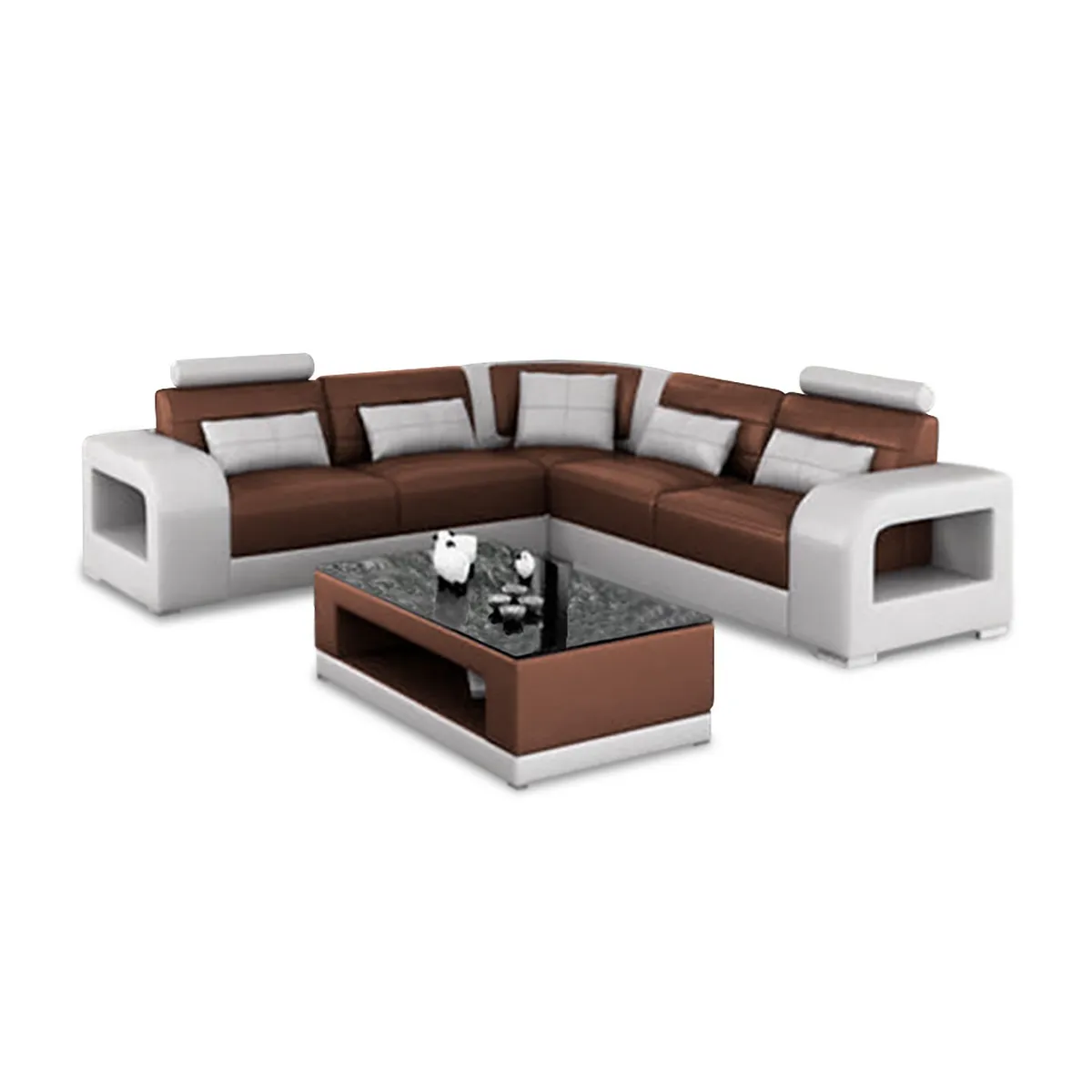 HOME PREMIUM - Esquinero + Mesa Centro Penelope