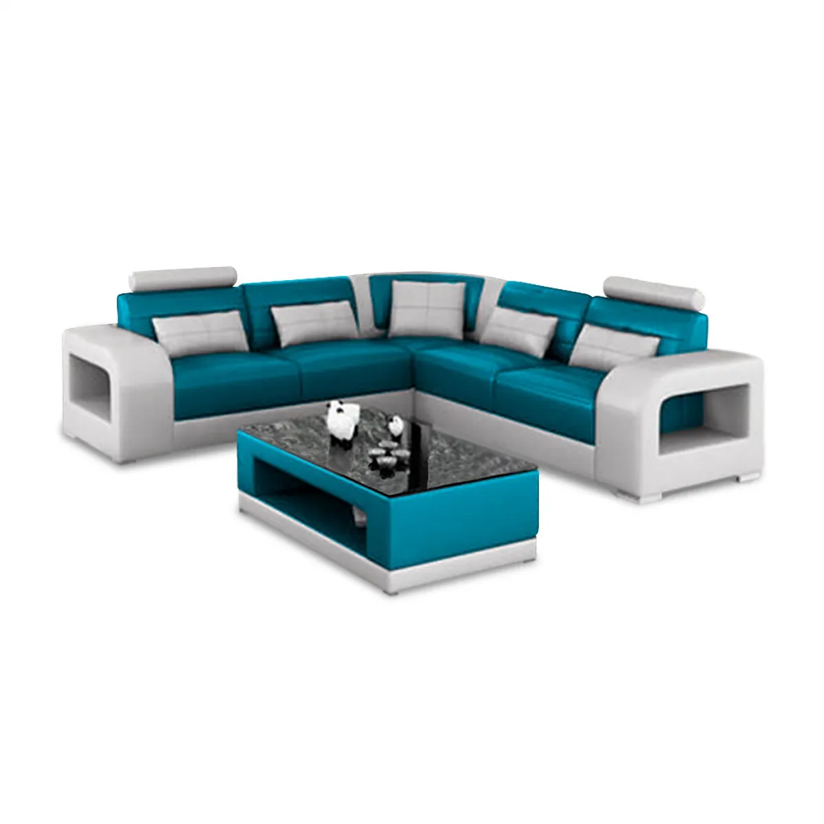 HOME PREMIUM - Esquinero + Mesa Centro Penelope