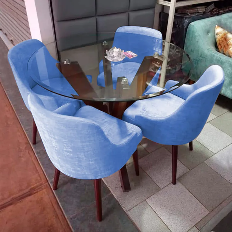 HOME PREMIUM - Juego de Comedor 4 Sillas Anna