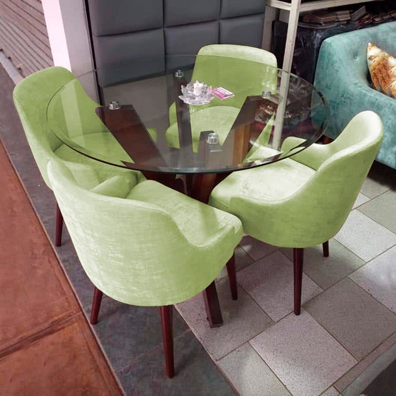 HOME PREMIUM - Juego de Comedor 4 Sillas Anna