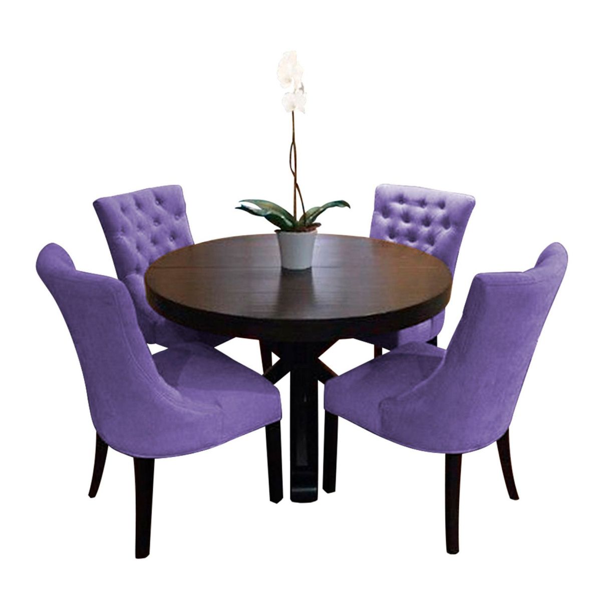 HOME PREMIUM - Juego de Comedor 4 Sillas Avila