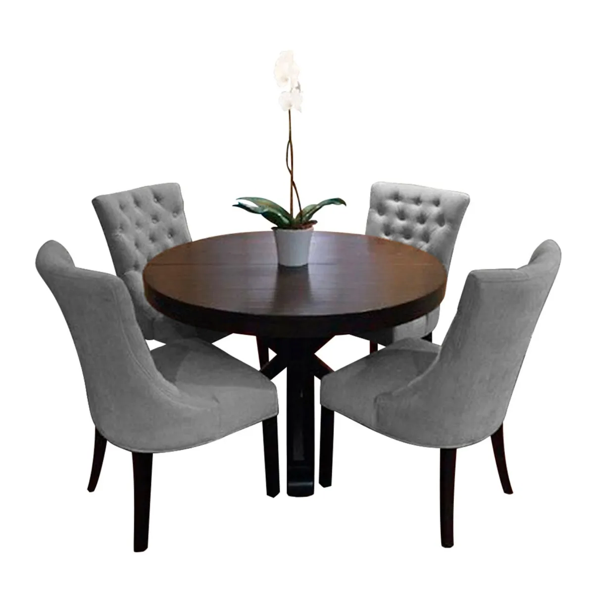 HOME PREMIUM - Juego de Comedor 4 Sillas Avila