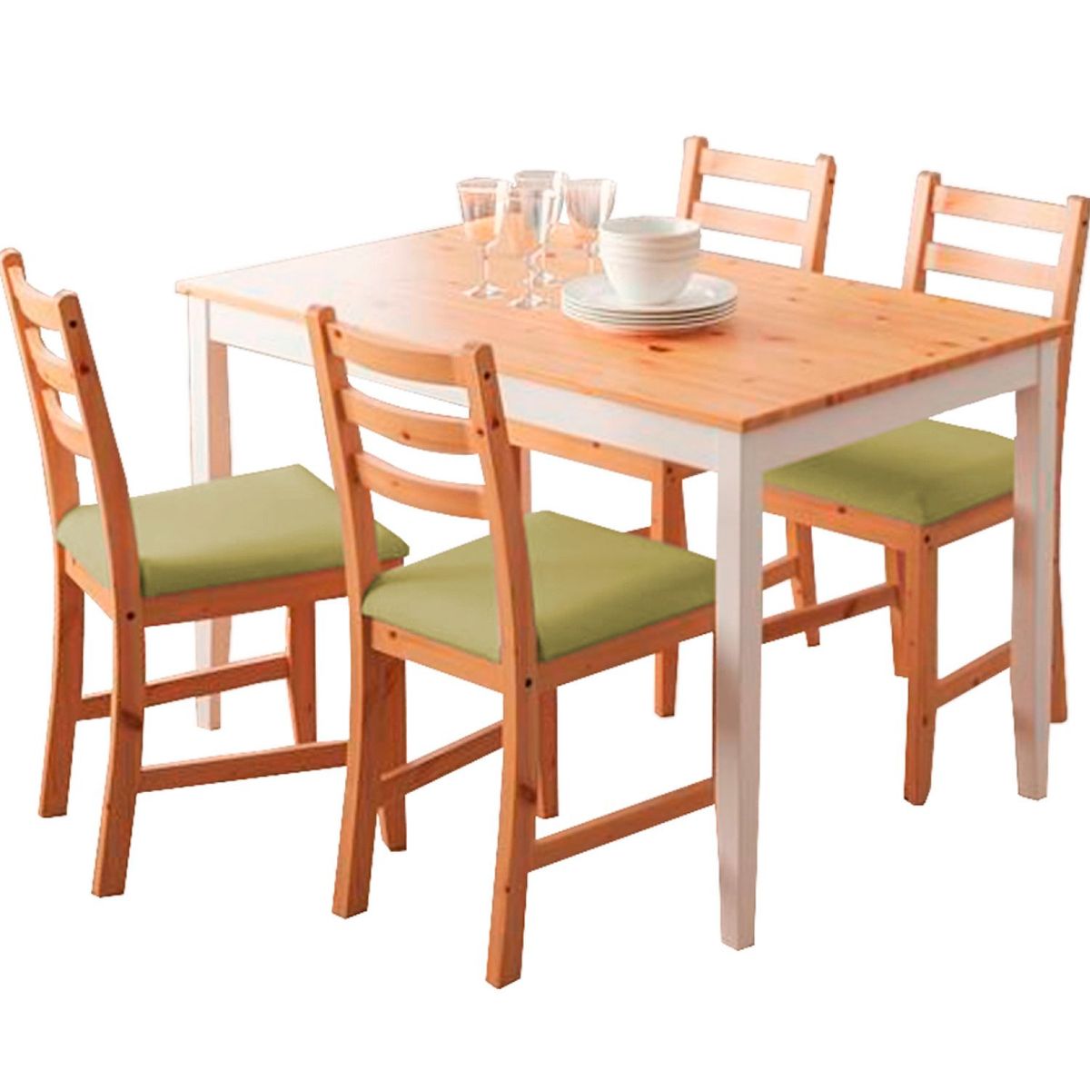 HOME PREMIUM - Juego de Comedor 4 Sillas Denver
