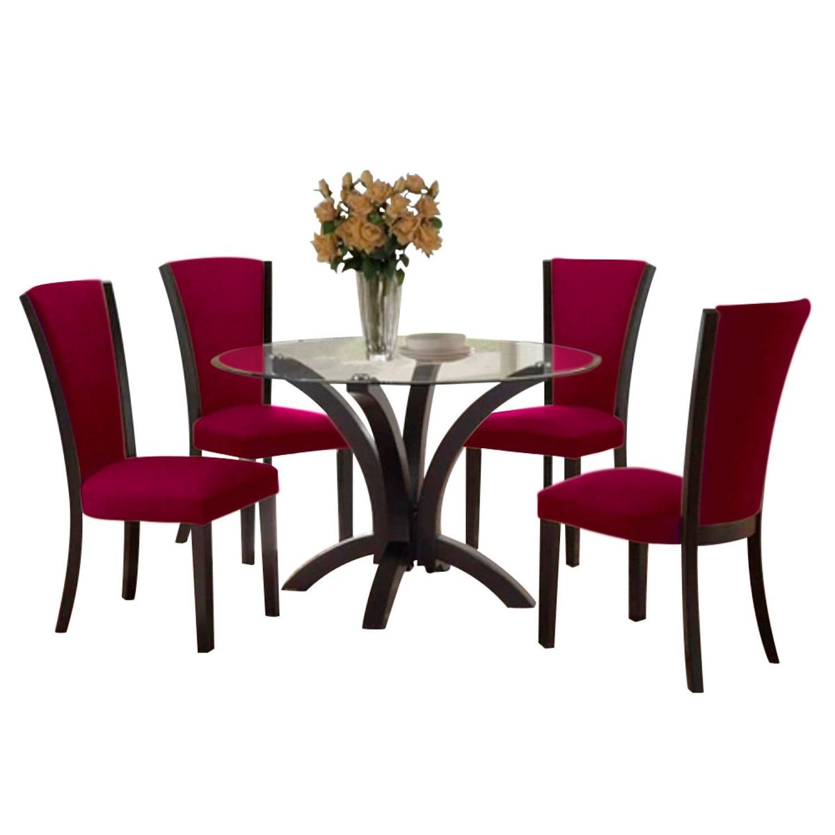 HOME PREMIUM - Juego de Comedor 4 Sillas Esperanza