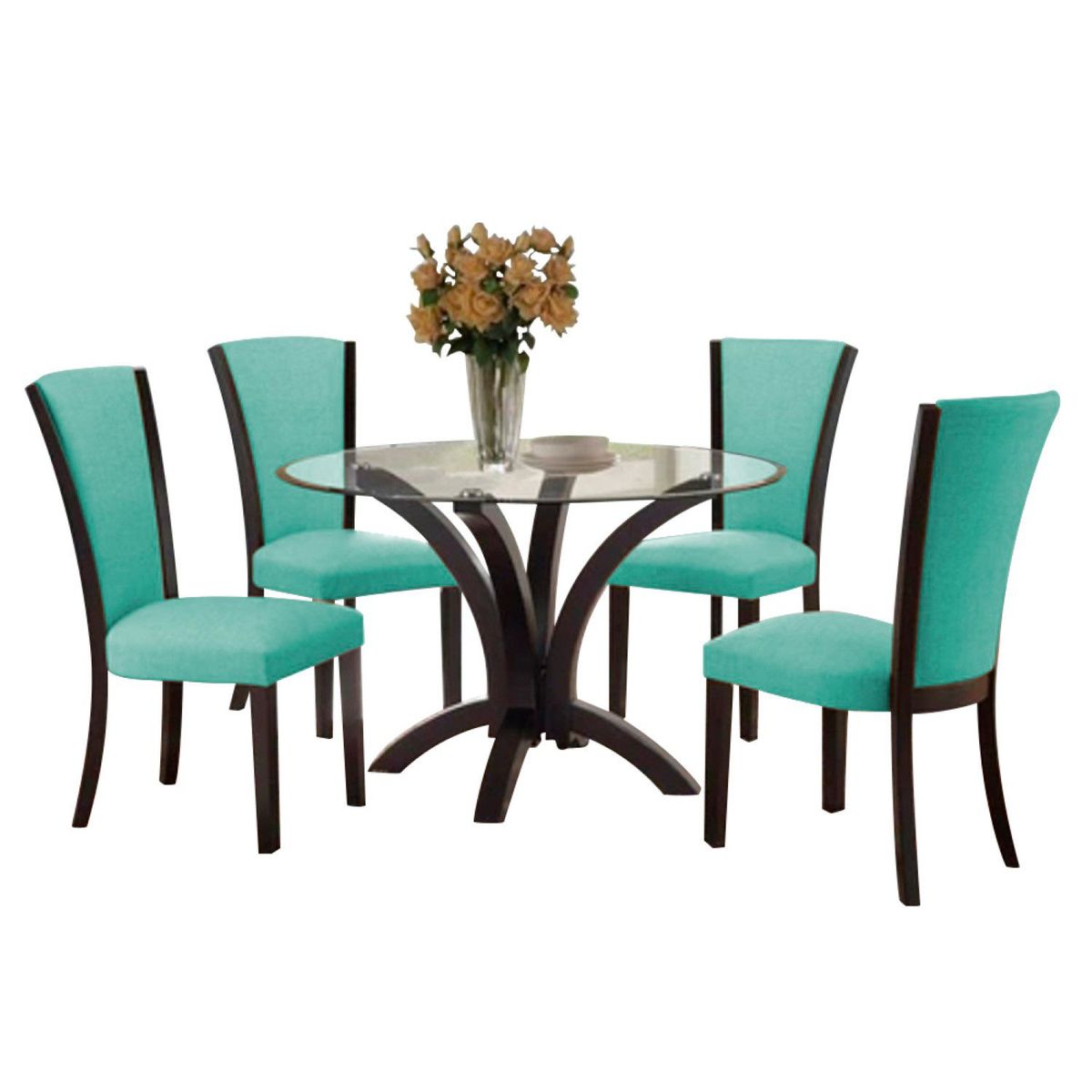 HOME PREMIUM - Juego de Comedor 4 Sillas Esperanza