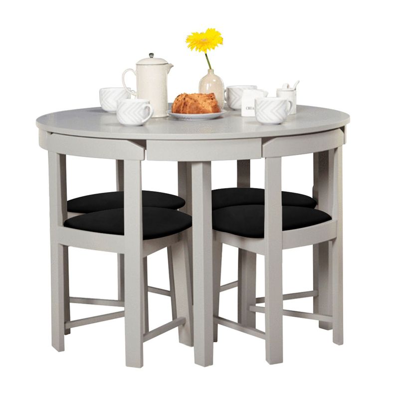 HOME PREMIUM - Juego de Comedor 4 Sillas Fabianna