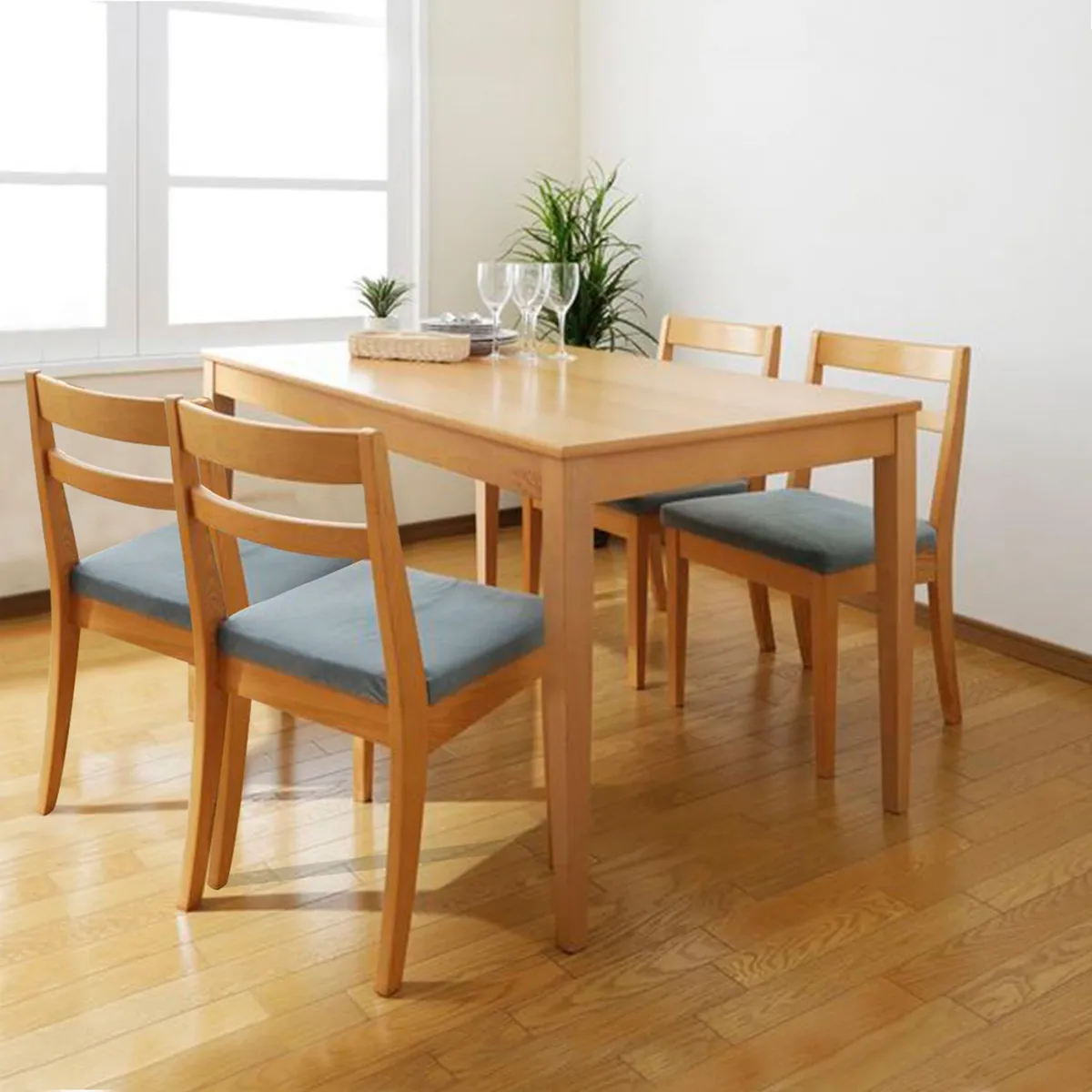 HOME PREMIUM - Juego de Comedor 4 Sillas Marcel