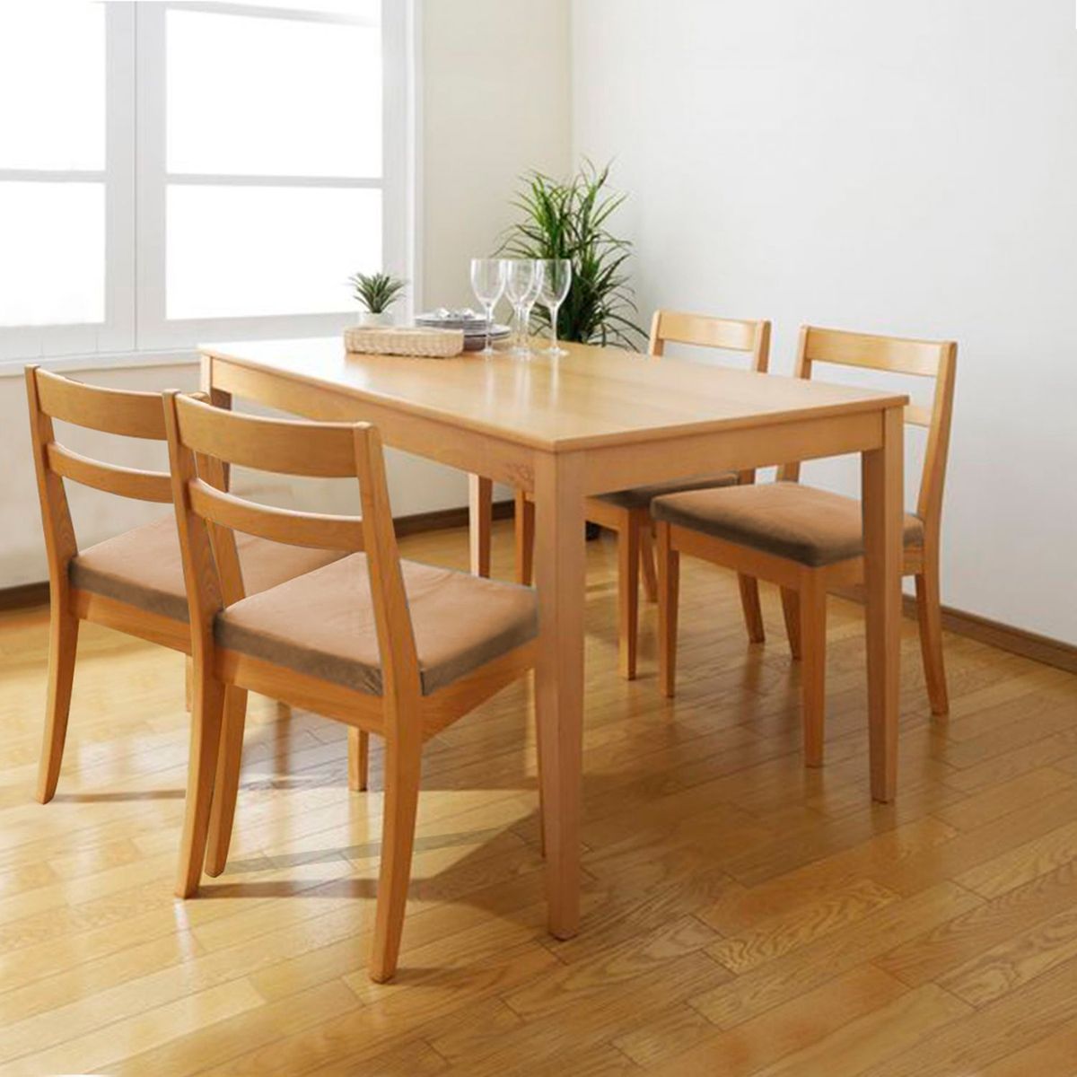 HOME PREMIUM - Juego de Comedor 4 Sillas Marcel