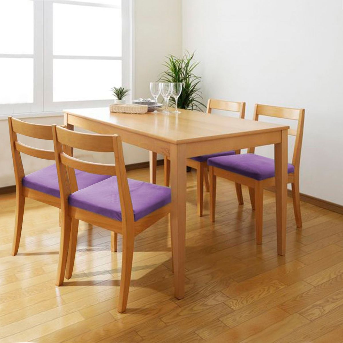 HOME PREMIUM - Juego de Comedor 4 Sillas Marcel