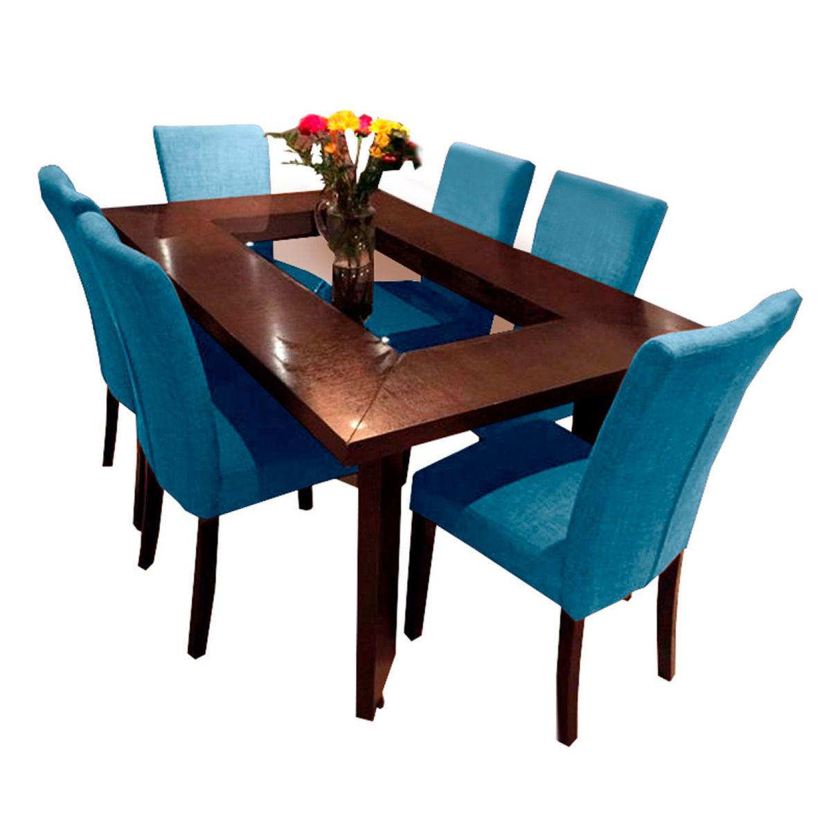 HOME PREMIUM - Juego de Comedor 6 Sillas America 