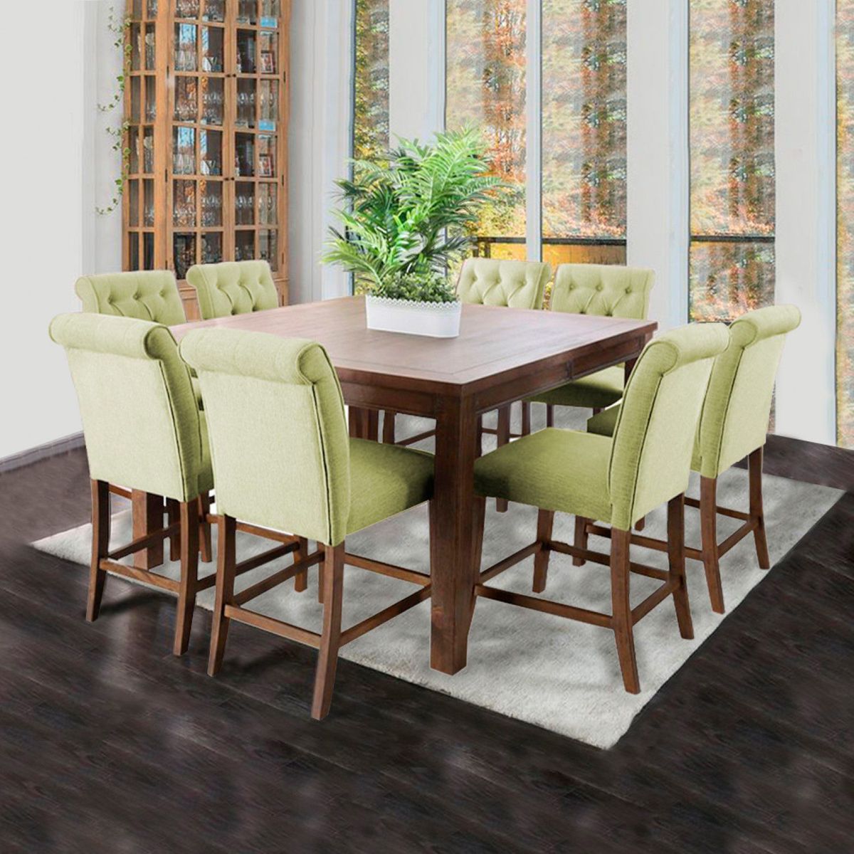 HOME PREMIUM - Juego de Comedor 8 Sillas Manolo
