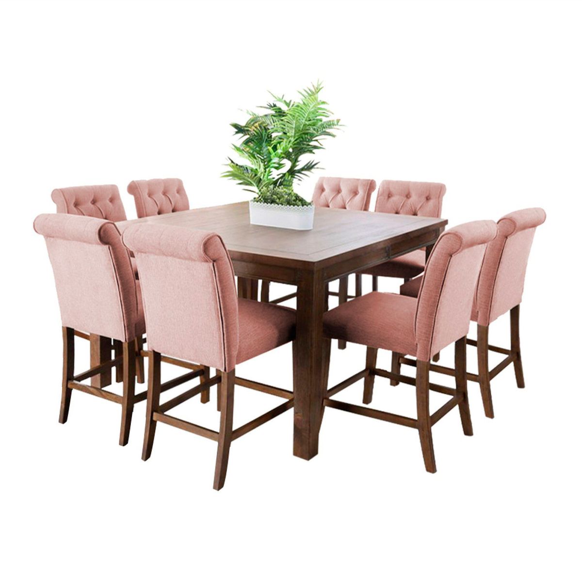 HOME PREMIUM - Juego de Comedor 8 Sillas Manolo