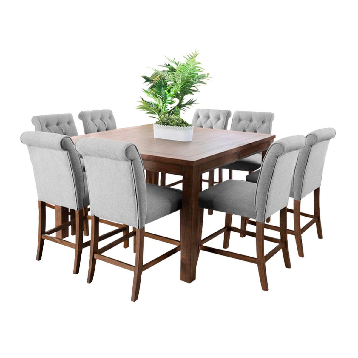 HOME PREMIUM - Juego de Comedor 8 Sillas Manolo