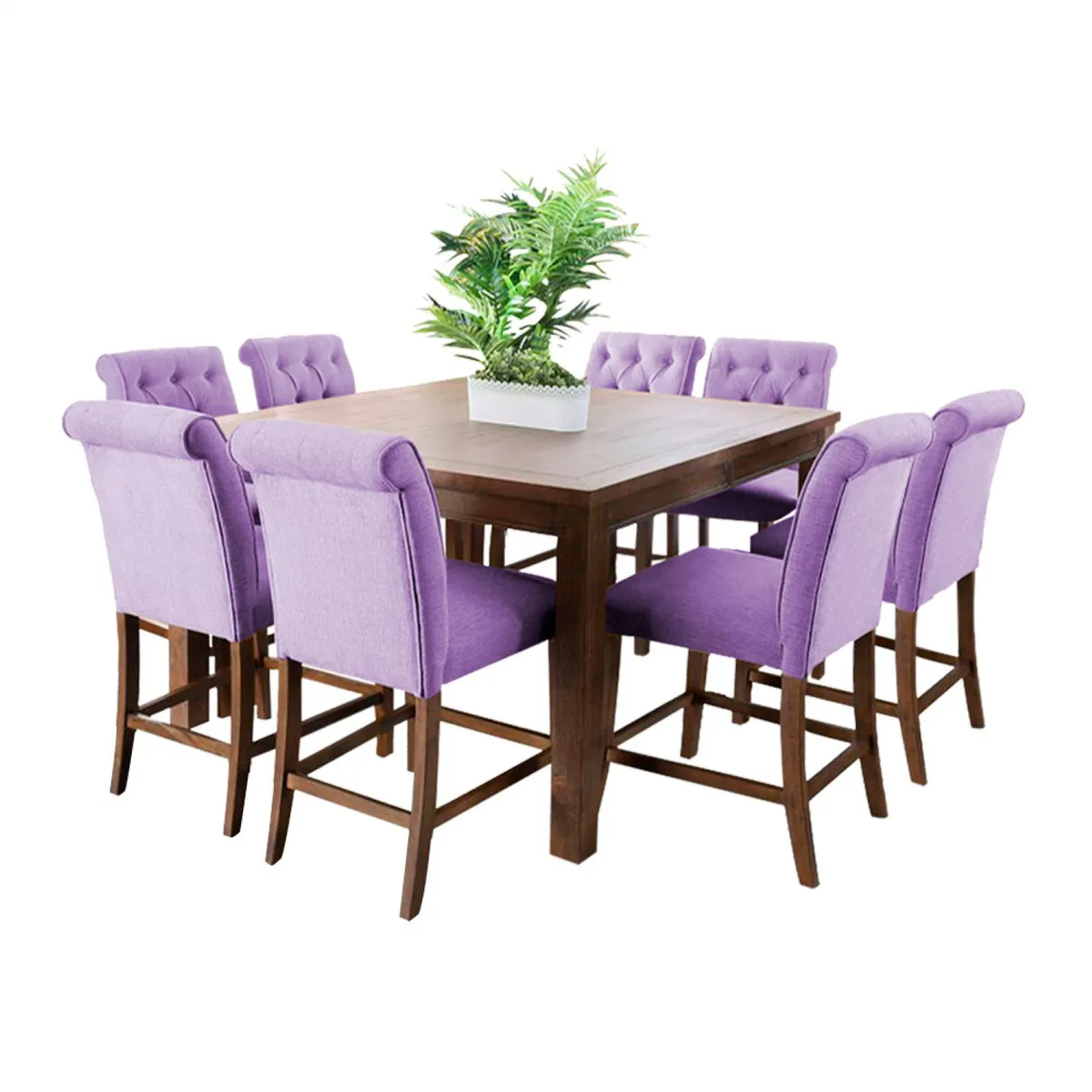 HOME PREMIUM - Juego de Comedor 8 Sillas Manolo