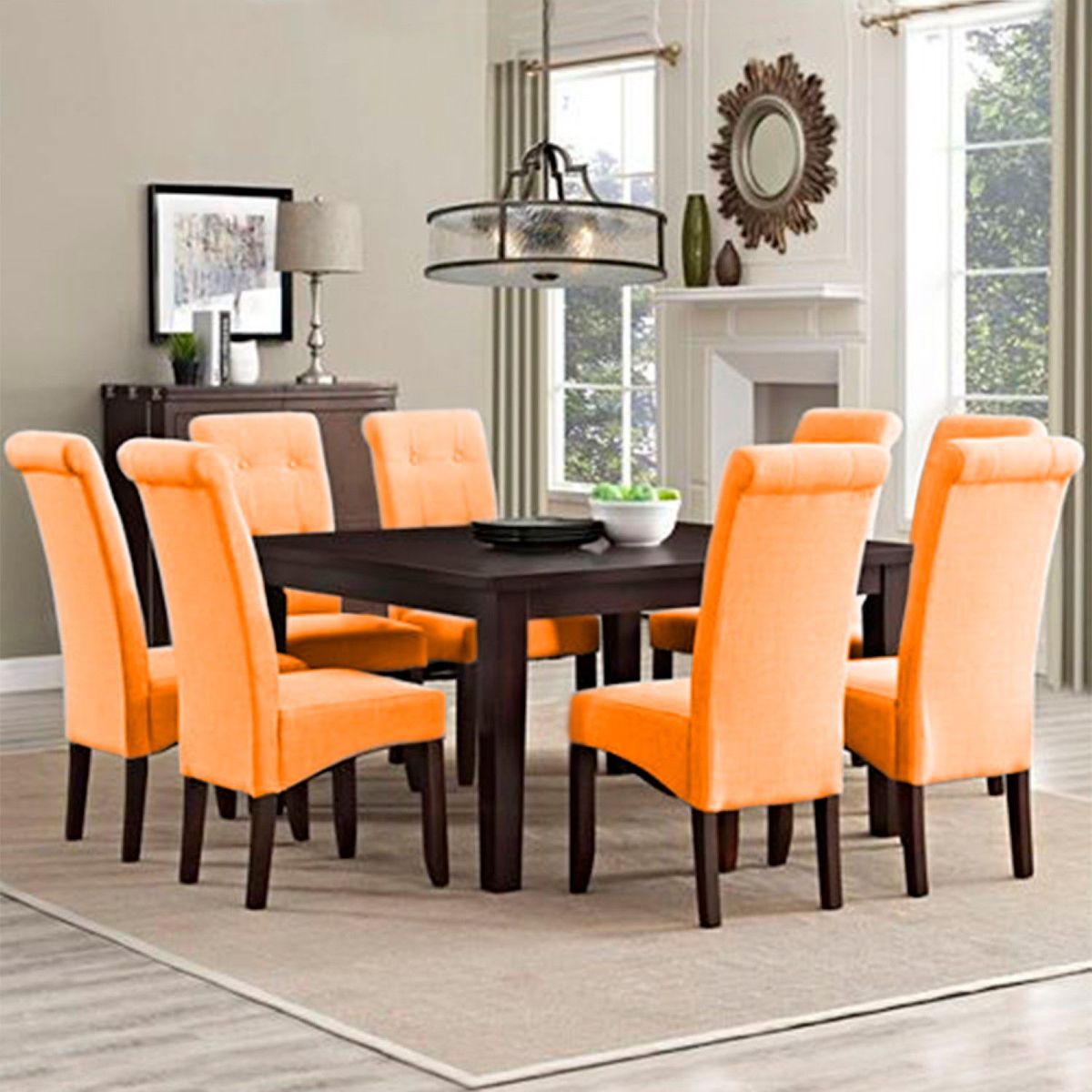 HOME PREMIUM - Juego de Comedor 8 Sillas Veruska 